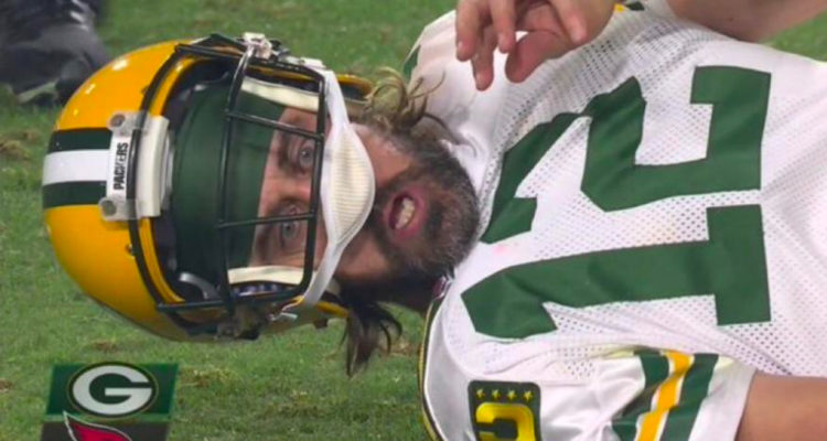 aarong rodgers chinstrap
